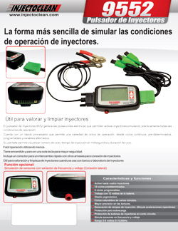 Pulsador 9552 Injectoctoclean